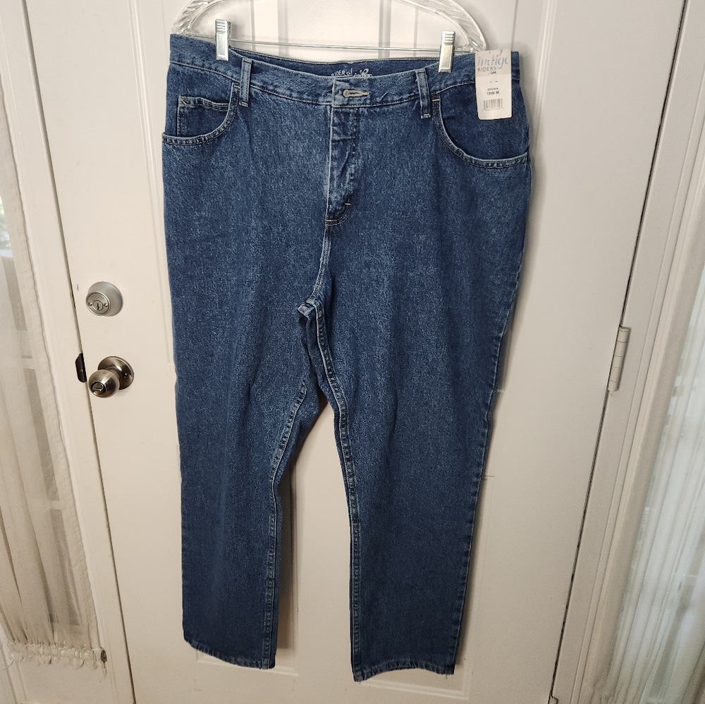 NWT Women's Lee Riders‎ Indigo Jeans  Size 18W M